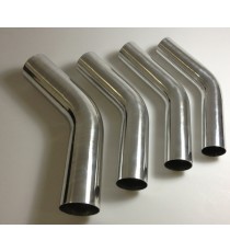 Codo aluminio soldable 45° diámetro exterior 102 mm longitud 140 mm