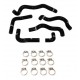 Kit 6 manguitos silicona aceite LANCIA Delta HF Integrale 2.0 16V Turbo 200 cv 831 1989-1994 (FVMQ interno) — REDOX