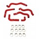 Kit 6 manguitos silicona aceite LANCIA Delta HF Integrale 2.0 16V Turbo 200 cv 831 1989-1994 (FVMQ interno) — REDOX