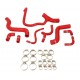 Kit 9 manguitos silicona refrigeracion LANCIA Delta HF Integrale 2.0 16V Turbo 200 cv 831 1989-1994 — REDOX