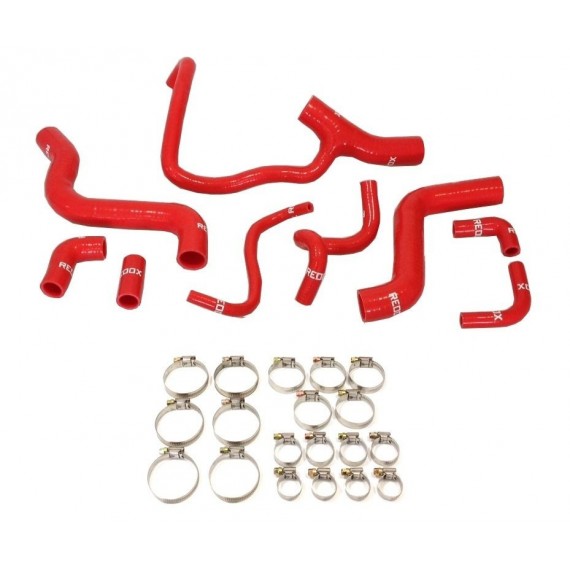 Kit 9 mangueras agua silicona REDOX para LANCIA Delta HF HPE 2.0 16V TURBO 1995-1998