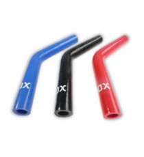 Codo silicona VMQ 45° — Diámetro interior 19mm — Longitud 100mm — REDOX