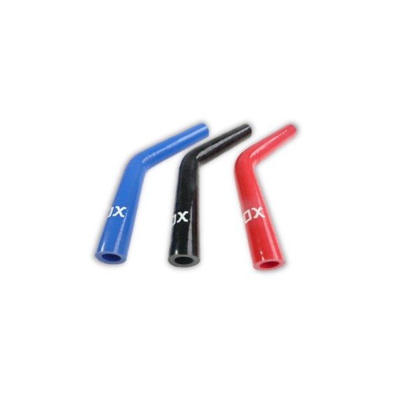 Codo silicona VMQ 45° — Diámetro interior 19mm — Longitud 100mm — REDOX
