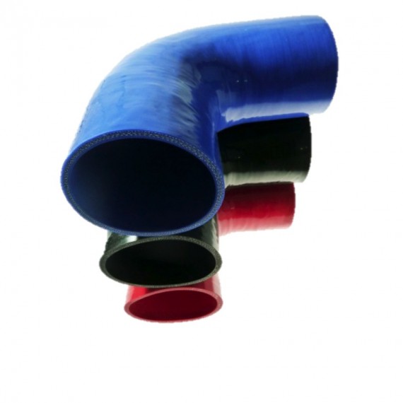 Codo silicona 90° - diámetro interior 102 mm - longitud 125 mm