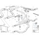 Kit 8 mangueras de agua de silicona REDOX BMW E36 325i M50B25 (radiador con vaso de expansión integrado)