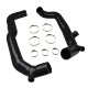 Kit 2 manguitos admision Ø51 mm BMW N54B30 135i 1M 335i FVMQ — REDOX