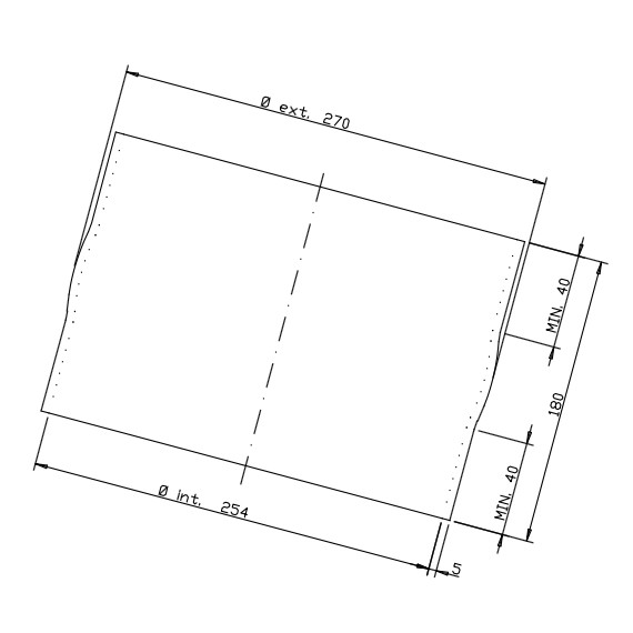 115mm - Manguera Recta 190mm - REDOX