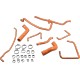 Kit 8 mangueras de agua de silicona REDOX BMW E36 325i M50B25 (radiador con vaso de expansión integrado)