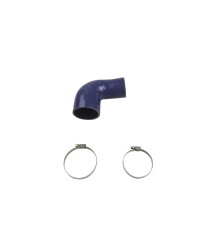 Reductor silicona codo 108° Ø55-62 mm L168x80 mm capa interna FVMQ - RDX55-62C108L168x80H