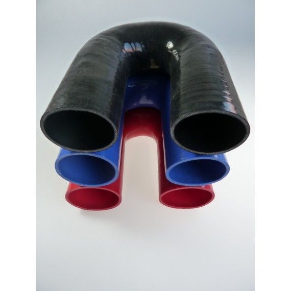 70mm - Codo 180 ° de silicona - REDOX