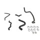 Kit 5 manguitos silicona refrigeracion RENAULT Clio I 1.2 RL/RN/RT C3J/E7F 55/60 cv 1991-1995 — REDOX