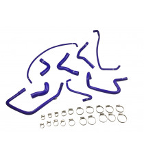 Kit 9 manguitos silicona agua PEUGEOT 205 GTI 1.6 115 cv / 1.9 105-122 cv sin intercambiador 1991-1994