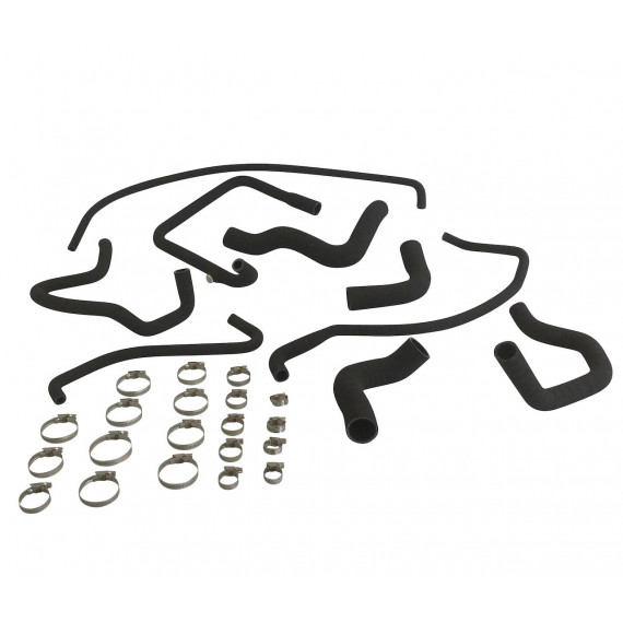 Kit 9 manguitos silicona agua PEUGEOT 205 GTI 1.6 115 cv / 1.9 105-122 cv sin intercambiador 1991-1994