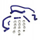 Kit 6 manguitos silicona aceite PEUGEOT 405 MI16 1.9 16V XU9J4 160 cv 1987-1992 FVMQ interno — REDOX