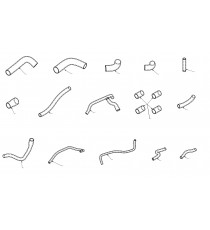 Kit 18 manguitos silicona refrigeración Maserati 3200 GT 3.2 V8 Biturbo 370cv (1998-2002)