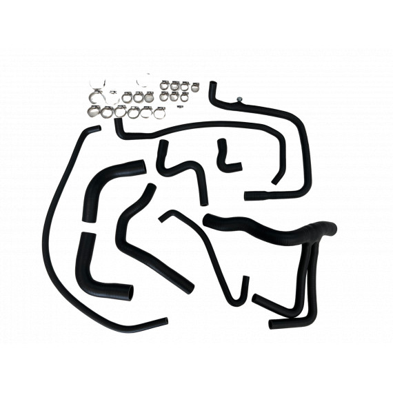 Kit 10 manguitos silicona agua PEUGEOT 205 GTI 1.6 / 1.9 con intercambiador 1984-1990