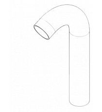 63-70mm - Reductor 90° de silicona - REDOX