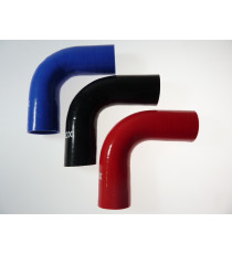 Codo de 90° diámetro interior 45mm longitud 100mm silicona con capa interna resistente a hidrocarburos