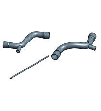 kit 3 manguitos sobrealimentación aire turbo gasolina silicona por MASERATI 3200 GT Fase 2 (2001–2002)