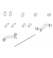 kit 12 manguitos sobrealimentación aire turbo gasolina silicona por MASERATI 3200 GT Fase 2 (2001–2002)