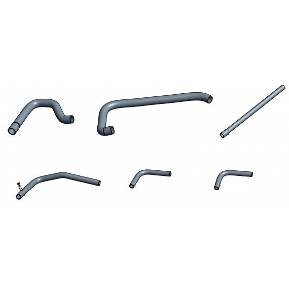 Kit de 6 mangueras de agua de silicona para PEUGEOT Super 1600