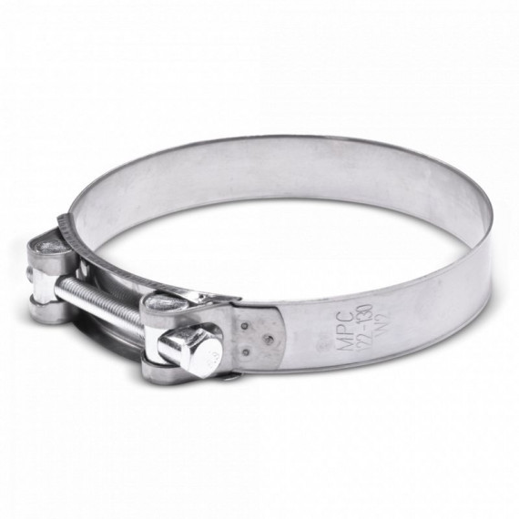 Abrazaderas acero inoxidable W4 reforzado para manguera de diámetro interior 76mm