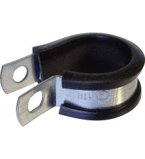 Abrazadera P fijación LKD1515 Ø27-28,6 mm ancho 13 mm inox 316 EPDM