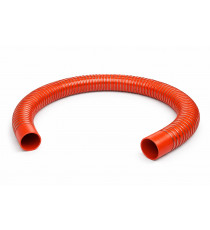 Manguera silicona corrugada Ø80mm x 2m RAL2001 refrigeración agua