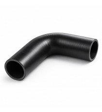 Manguera de silicona codo 90° 55 mm longitud 125 mm — capa interna FVMQ resistente a hidrocarburos