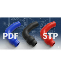 Manguera de Silicona a Medida según Archivos 3D y Planos Técnicos