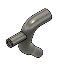 Manguito de silicona Radiador-Bomba
