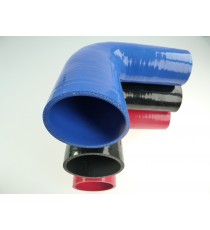 Reductor silicona 90° - diámetros interiores 57-70 mm - longitud 125 mm