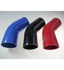 Codo silicona 45° - diámetro interior 90 mm - longitud 125 mm