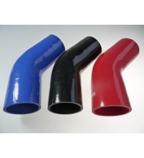 Codo silicona 45° - diámetro interior 85 mm - longitud 125 mm