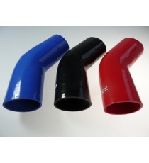 Codo silicona 45° - diámetro interior 80 mm - longitud 125 mm