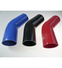 Codo silicona 45° - diámetro interior 76 mm - longitud 125 mm