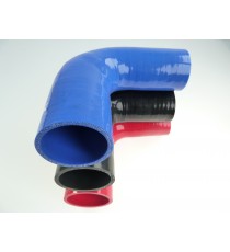 Reductor silicona 90° - diámetros interiores 48-54 mm - longitud 125 mm