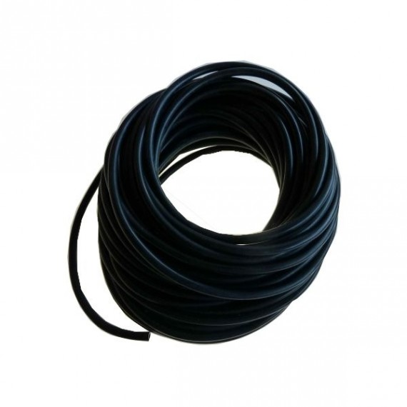 Tubo silicona depresión negro diámetro interior 4 mm - precortado