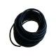 Tubo silicona depresión negro diámetro interior 6 mm - precortado
