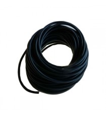 Tubo silicona depresión negro diámetro interior 6 mm - precortado