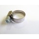 Abrazadera inox tornillo sin fin 8-16 mm para manguitos silicona Ø6,5 a 10 mm