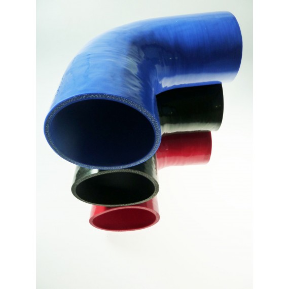 Codo silicona 90° - diámetro interior 125 mm - longitud 150 mm