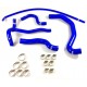 Kit 5 manguitos de agua silicona REDOX - Peugeot 206 S16 2.0 16V 136cv sin intercambiador Modine (desde OPR 09492)