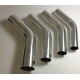 Codo aluminio soldable 45° diámetro exterior 60 mm longitud 140 mm